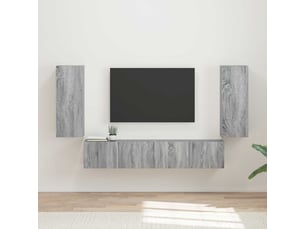 Meuble tv coloris gris 78.5 cm <strong></strong>  <strong></strong>