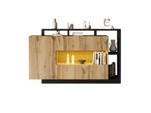 Meuble tv coloris naturel 140 cm MIVRAY   