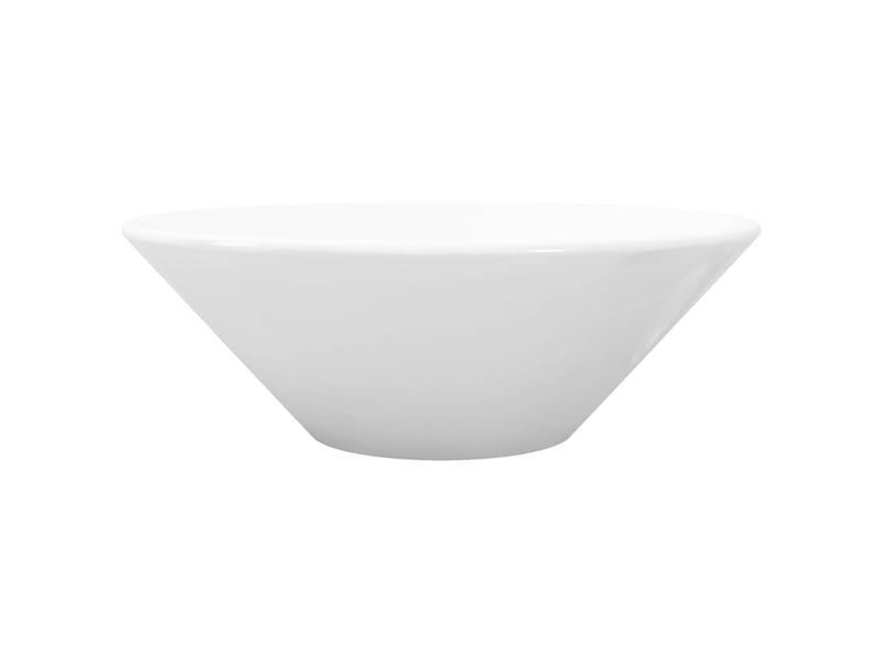  Lavabo de salle de bain, vasque à poser en porcelaine blanc cf65667  - Conforama C