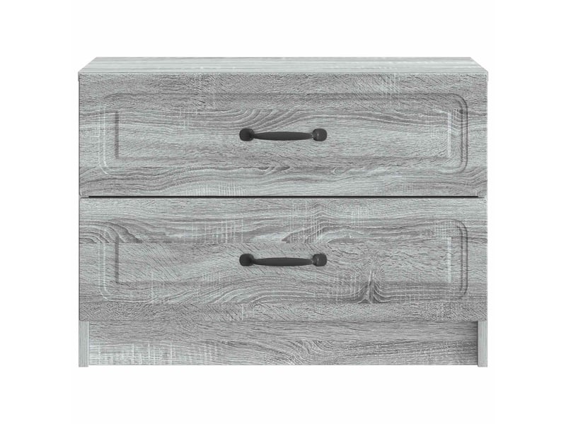  Table de chevet - cabinet de chevet - table de nuit sonoma gris 62 x 34,5 x 44,5 cm  - Conforama D