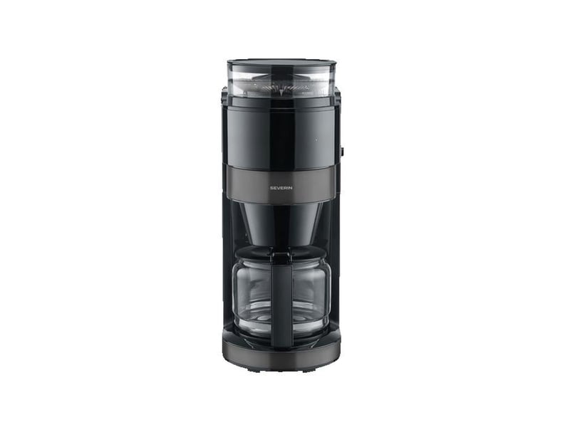  Machine a cafe filtre avec broyeur integre ka4830 aromaone, 10 tasses, meulage perfect grind, controle tactile led, minuterie et fonction ontouch, noir inox 4830 - Conforama D