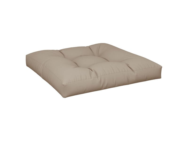  Lot de 2 coussins de palette, coussins de canapé taupe tissu cf59621  - Conforama D