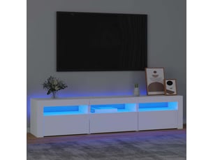 Meuble tv coloris blanc 180 cm <strong></strong> <strong></strong>