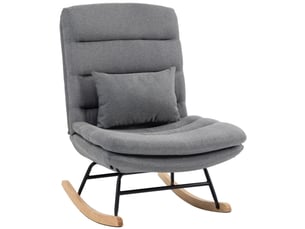 Fauteuil fixe  <strong></strong> Coton / Lin gris