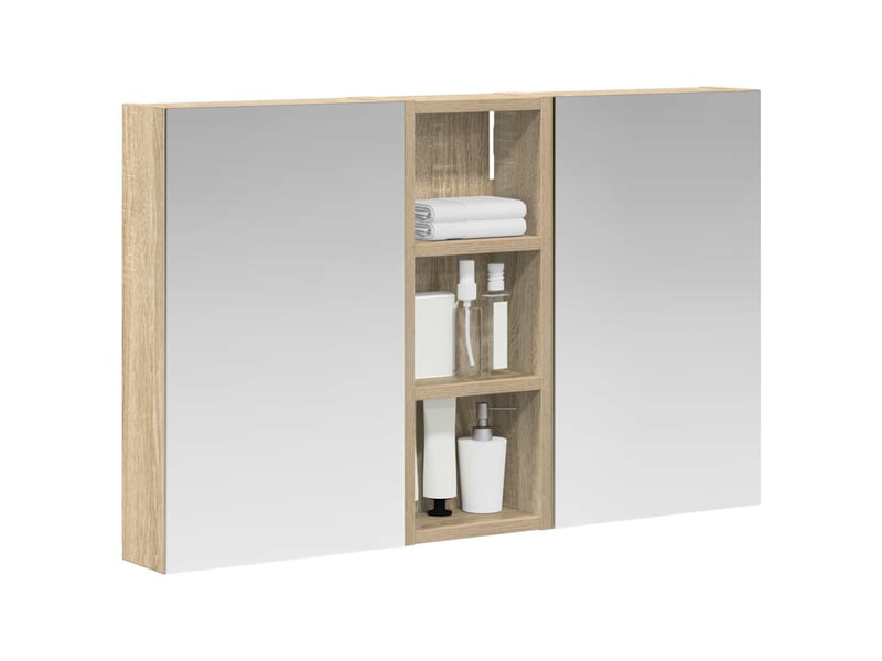 Ensemble de meubles de salle de bain 3 pcs 80x10.5x50 cm shl6785 - Conforama C
