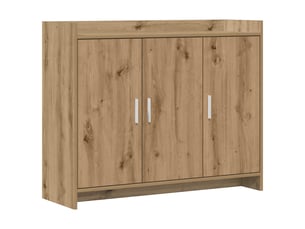 Buffet - bahut - meuble de rangement chêne artisanal 98,5 x 33 x 80 cm bois d'ingénierie