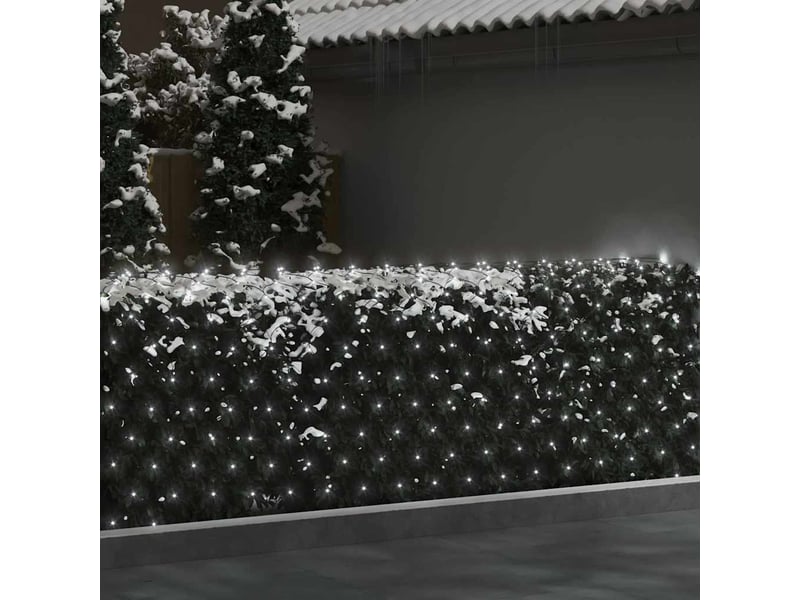  Filet lumineux blanc froid de noël 3x3 m 306 led intext  - Conforama C