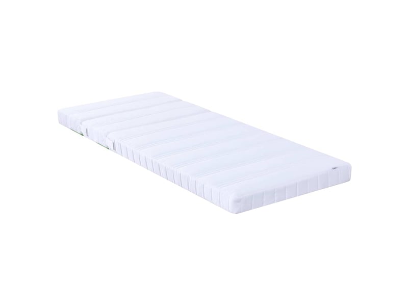  Lit simple- lit adulte -  cadre de lit avec matelas extensible marron 80 x 200 cm  - Conforama D