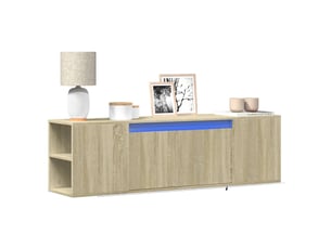 Meuble tv coloris marron 135 cm <strong></strong>  <strong></strong>