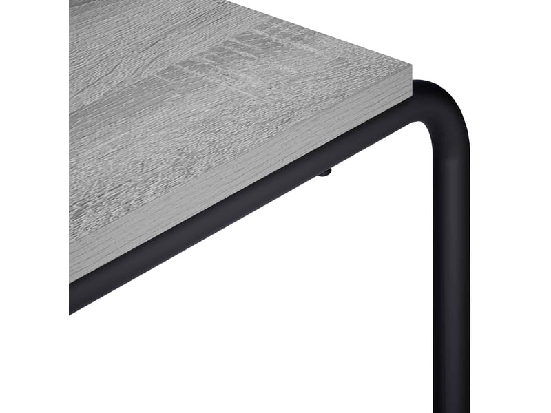  Meuble tv moderne, banc tv 80x35,5x42 cm sonoma gris bois d'ingénierie  - Conforama E