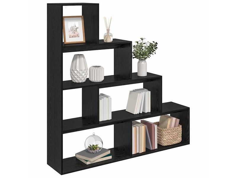  Cloison bibliothèque, meuble de rangement 143,5 x 29 x 143,5 cm bois d'ingénierie  - Conforama C