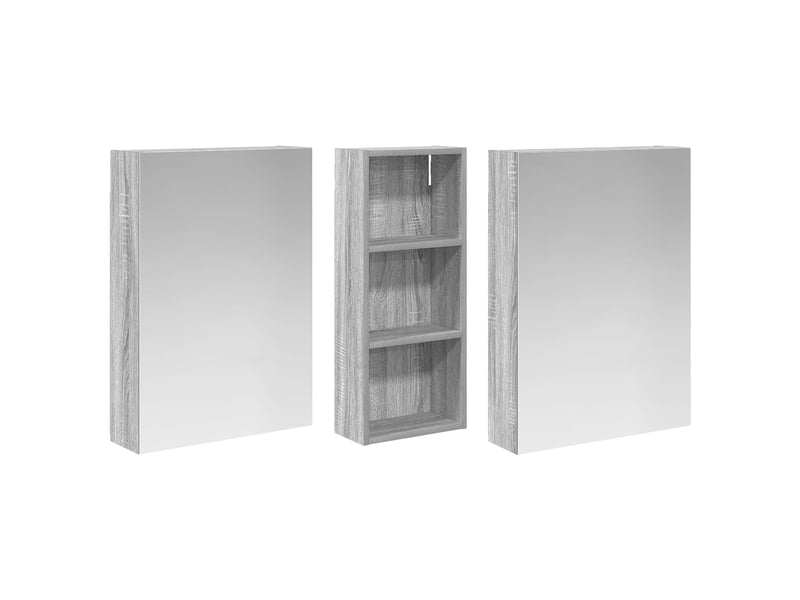  Ensemble de meubles de salle de bain 3 pcs 130x14.5x70 cm shl269  - Conforama E