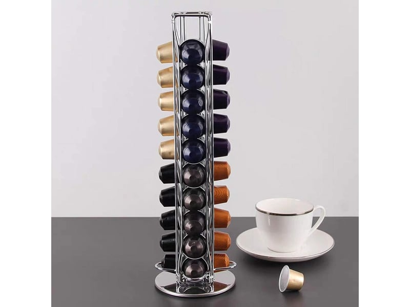  Porte-capsule de café rotatif 360° – pour 40 pièces  - Conforama E
