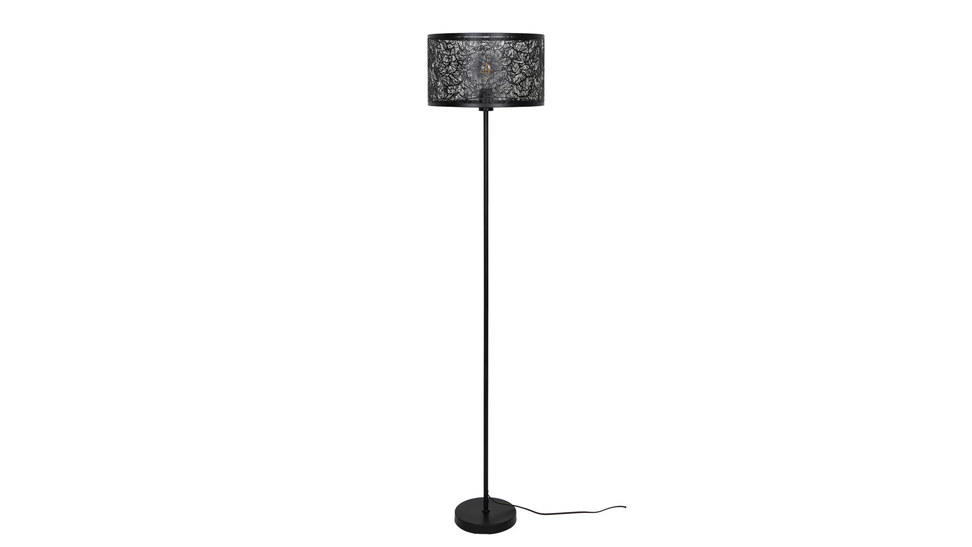 CONFORAMA Lampadaire Métal 153 cm noir MOLLY