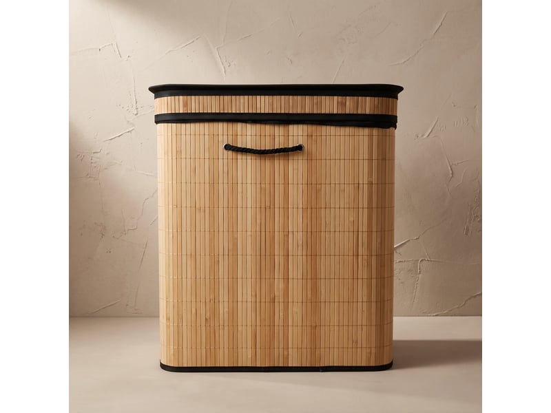  Panier à linge en bambou, 100 l  - Conforama D
