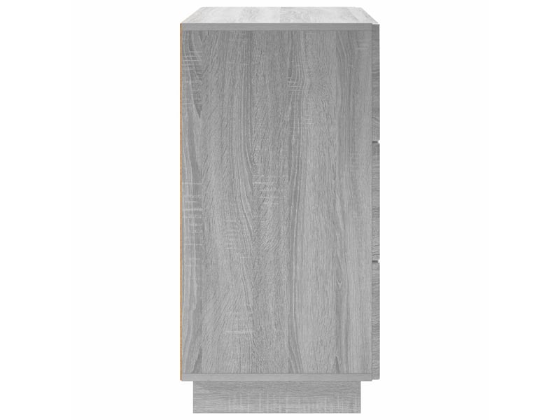Buffet salon, buffet de rangement sonoma gris 70x38x75 cm bois d'ingénierie - Conforama E