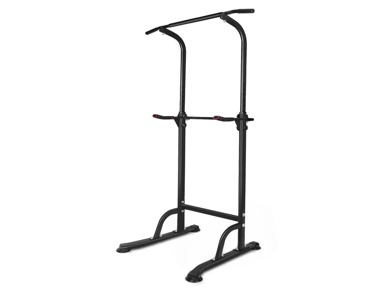  Tour de musculation multifonction réglable 99,82 x 78,74 x 210,06 cm noire en fer, entraînement intérieur  - Conforama A