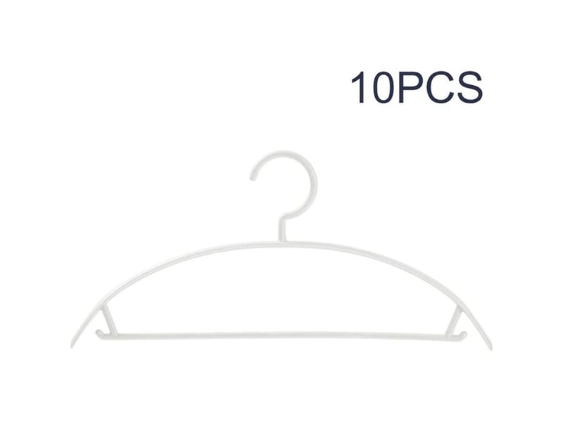  Lot de 10 cintres antidérapants et peu encombrants pour manteaux et pantalons.  - Conforama A
