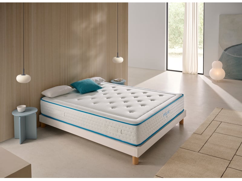 Matelas hybride à ressorts ensachés polar duo - double face étéhiver, mi-ferme, ressorts ensachés 8435720067637 - Conforama B