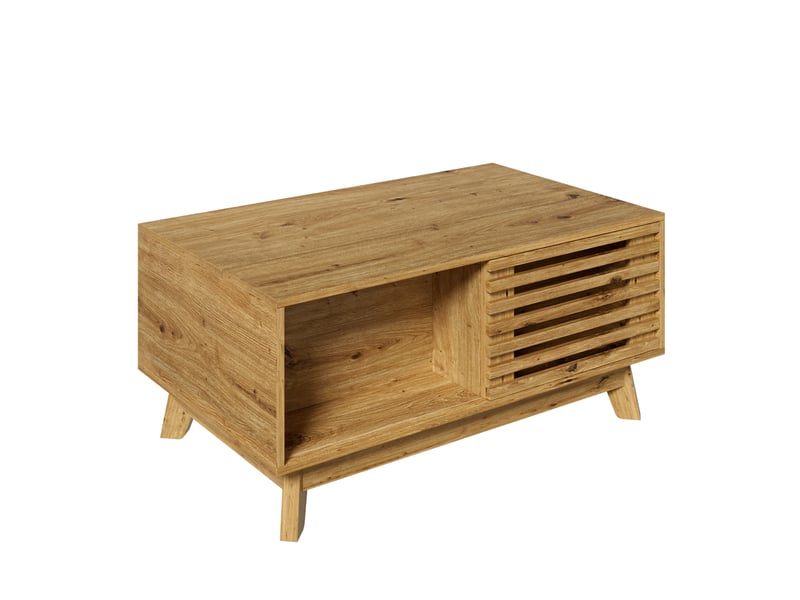  Table basse relevable mdf 90 x 55 cm  - Conforama A