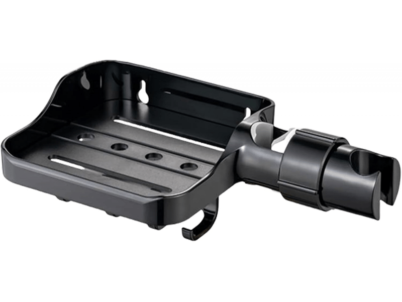  Rails réglables, support de pommeau de douche, porte-savon, porte-savon, support de douchette, noir  - Conforama C