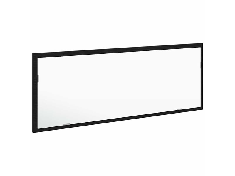  Miroir de salle de bain, miroir de toilette led chêne noir 100 x 8,5 x 37 cm verre cf62562  - Conforama E