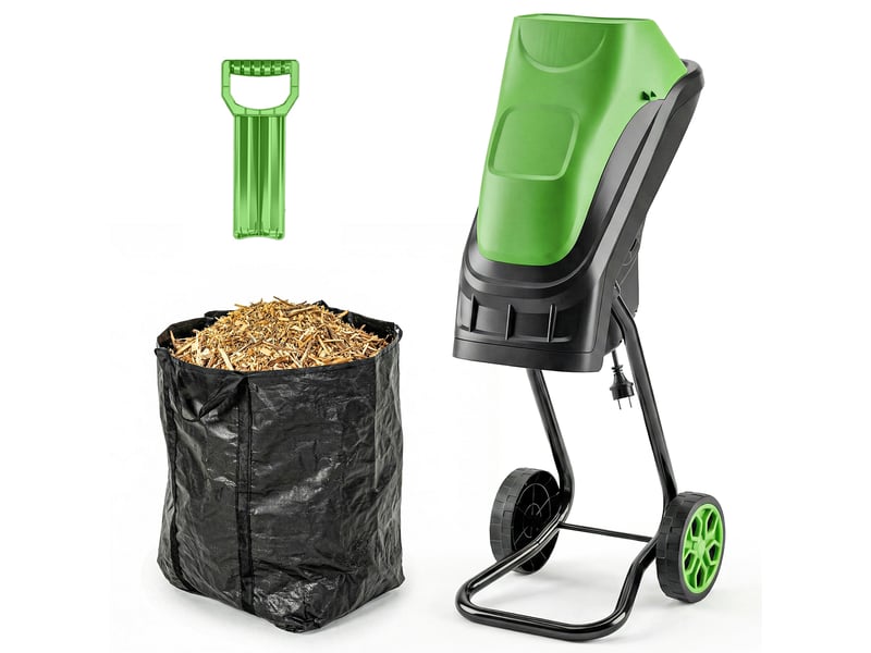Broyeur de végétaux 2500w sac 45l 4300trmin mobile autoportant 2 lames acier  - Conforama E