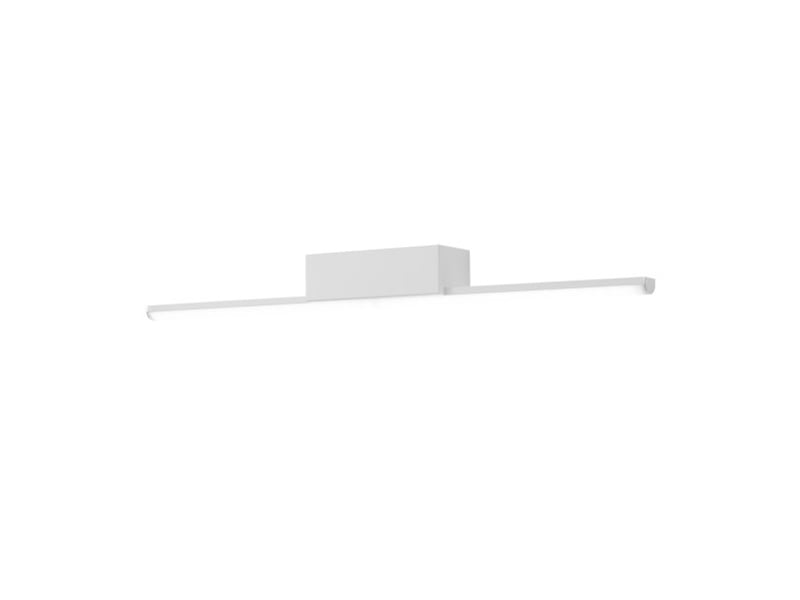  Éclairage de tableau fabrilamp brezo blanc led intégrée 22 w 1870 lm 4000 k ip44 4.7x56.5x6 cm 251362201 - Conforama A