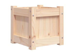 Jardinière - bac à fleurs 31x31x31 cm bois de pin massif