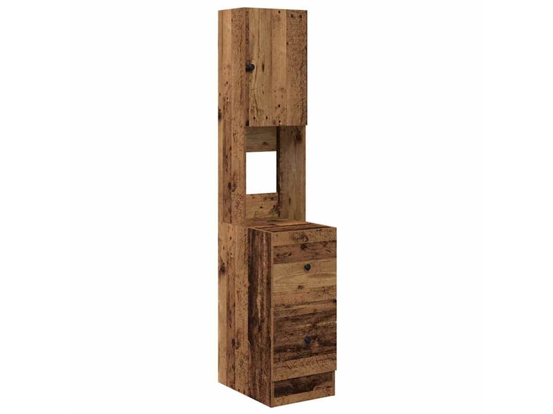  Buffet de cuisine, buffet haut avec tiroir bois ancien 32x50x180cm  - Conforama A