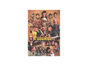 Puzzle 1000 pieces the goonies en boite compacte 70 x 50 cm avec poster