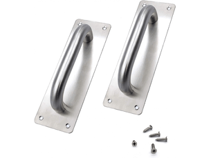 (200 x 65 mm) poignées de portes coulissantes, poignées de porte en acier inoxydable, pour portes coulissantes, granges, toilettes, garages