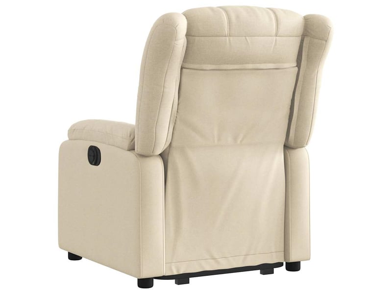  Fauteuil inclinable salon, fauteuil relax crème tissu shl68653  - Conforama E