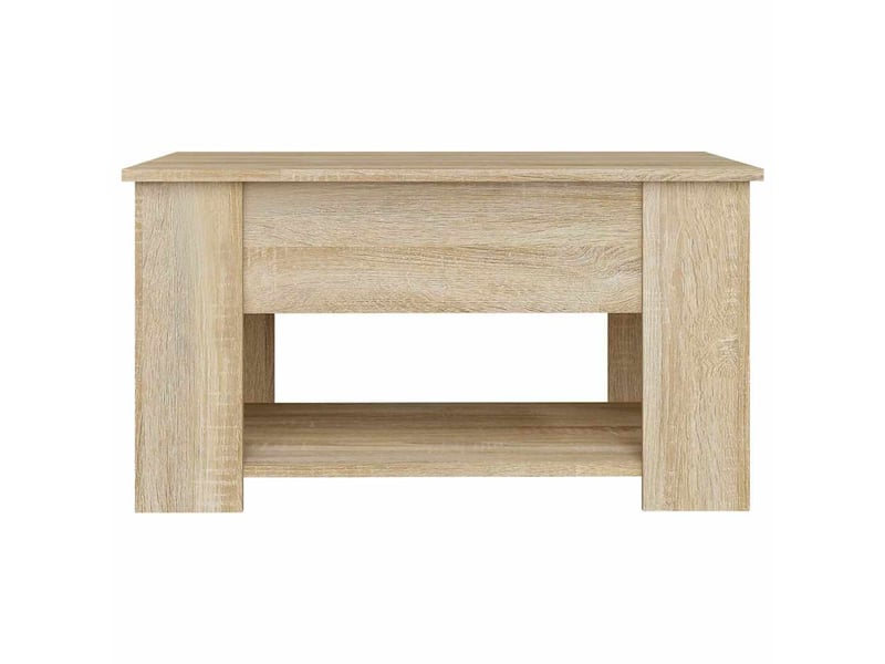  Table basse - table de salon - table à thé chêne sonoma 79x49x41 cm bois d'ingénierie  - Conforama E