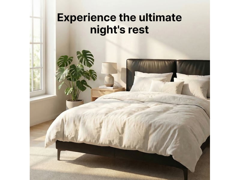  Matelas à ressorts ensachés 140x200 cm, h4 très ferme, 25 cm, mousse confort 7 zones, blanc pour lit double  - Conforama C