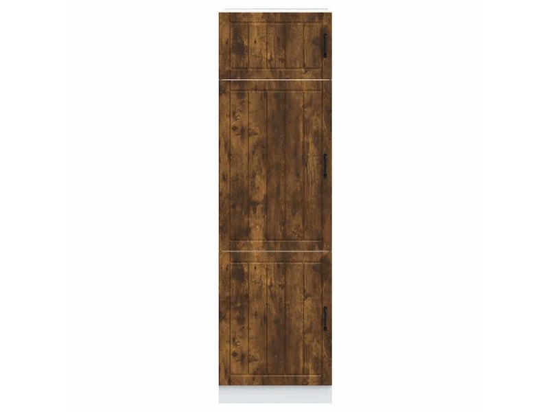  Meuble de rangement, armoire de cuisine lucca chêne fumé bois d'ingénierie  - Conforama C