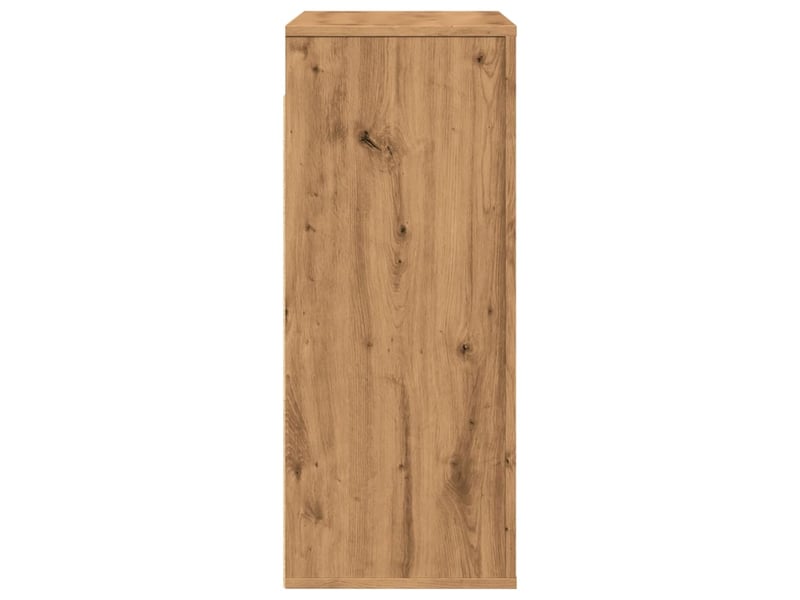  Armoire murale, meuble de rangement chêne artisanal 80x33x80 cm bois d'ingénierie  - Conforama E