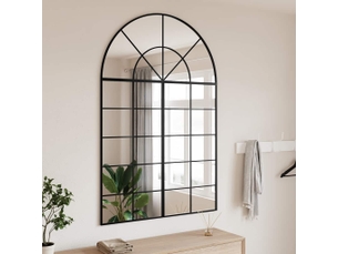 Miroir rectangulaire à fixer coloris noir <strong></strong>  <strong></strong> - 100 cm x 150 cm