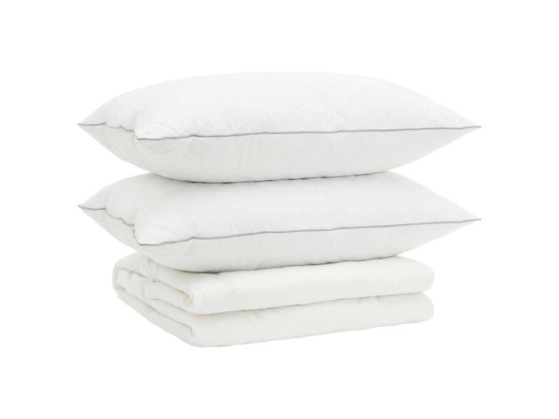  Ensemble de couette 90 % en duvet d’oie fulda 3 pcs - duvet 140 x 220 cm  - Conforama A