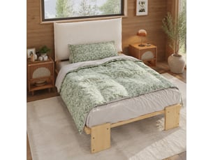 Lit simple 90x200 cm <strong>MAISENTIEL</strong>  <strong></strong> coloris naturel