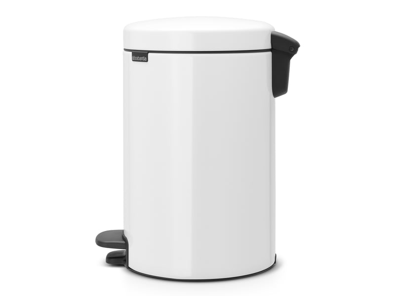 Poubelle cuisine 12 L NEW ICON coloris blanc - Conforama E