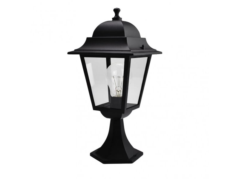  Lanterne de muret extérieur fabrilamp spica noir, 1 x e27, ip44, 46 x 21,5 x 21,5 cm 149271009 - Conforama A
