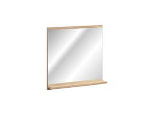 Miroir salle de bain rectangulaire 57x60 cm avec rebord rangement