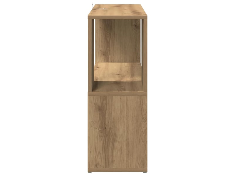  Bibliothèque chêne artisanal 80x24x63 cm  - Conforama E