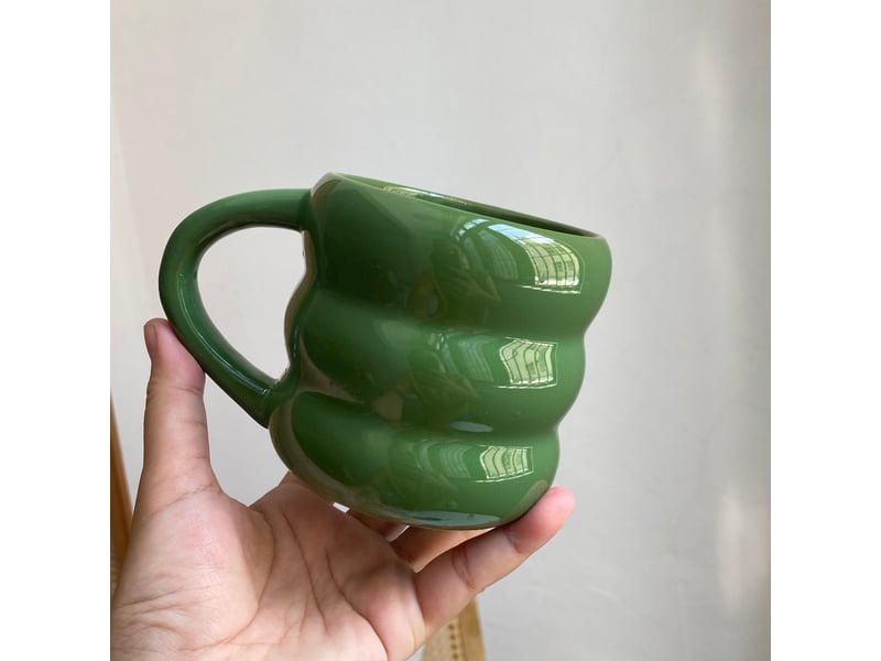  Tasse, modèle ring, vert  - Conforama B