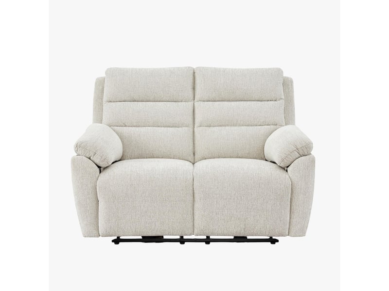  Canapé 2 places relax électrique en tissu beige  - Conforama A