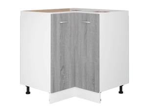 Meuble de cuisine lyon gris sonoma 75,5x75,5x81,5cm bois d'ingénierie