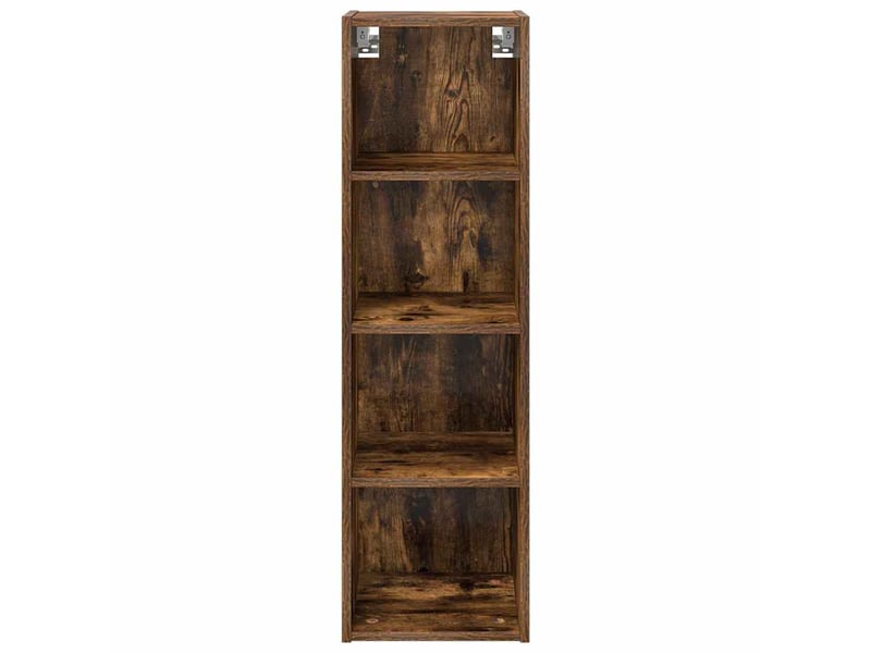  Meuble de rangement cuisine, armoire suspendue chêne fumé 30x29,5x100cm  - Conforama E