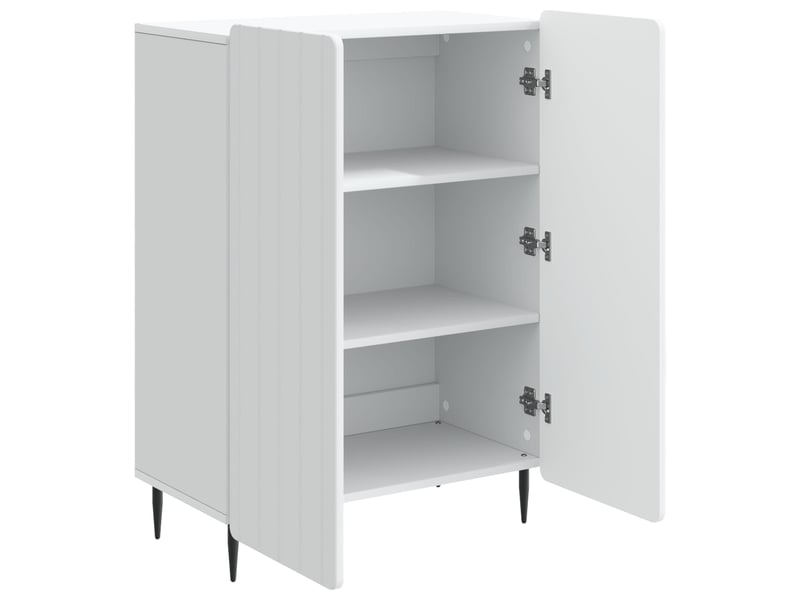  Buffet - bahut - meuble de rangement blanc 66 x 34,5 x 92 cm bois d'ingénierie  - Conforama E