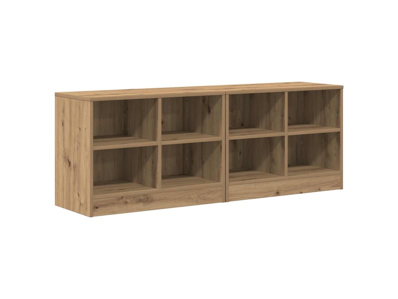  Armoire de lit 2 pièces chêne artisanal 66x33x48 cm  - Conforama A